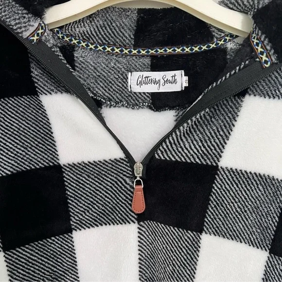 Buffalo Plaid Half Zip Jacket - Picture 3 of 3